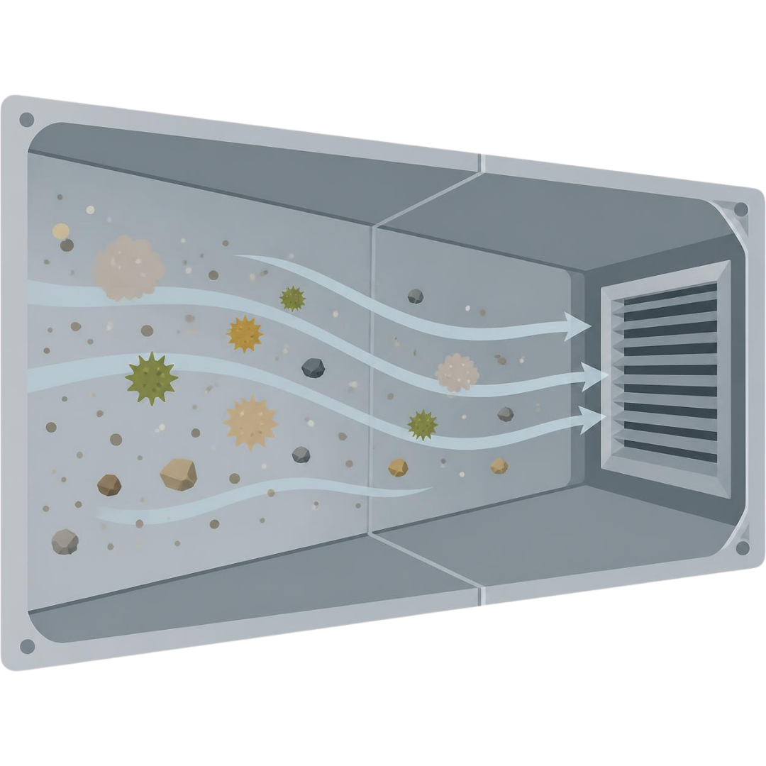what-is-really-moving-inside-your-home A graphic of an air duct